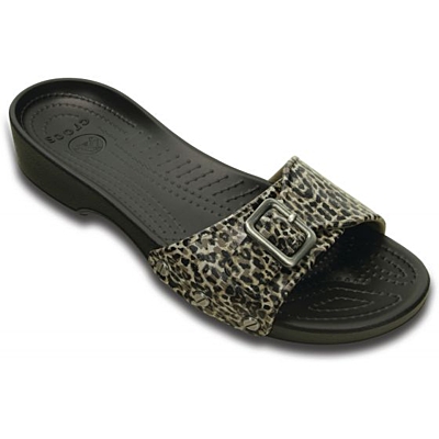 Crocs Sarah Leopard Sandal