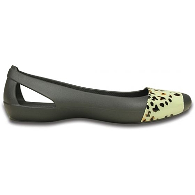 Crocs Sienna Leopard Fade Flat